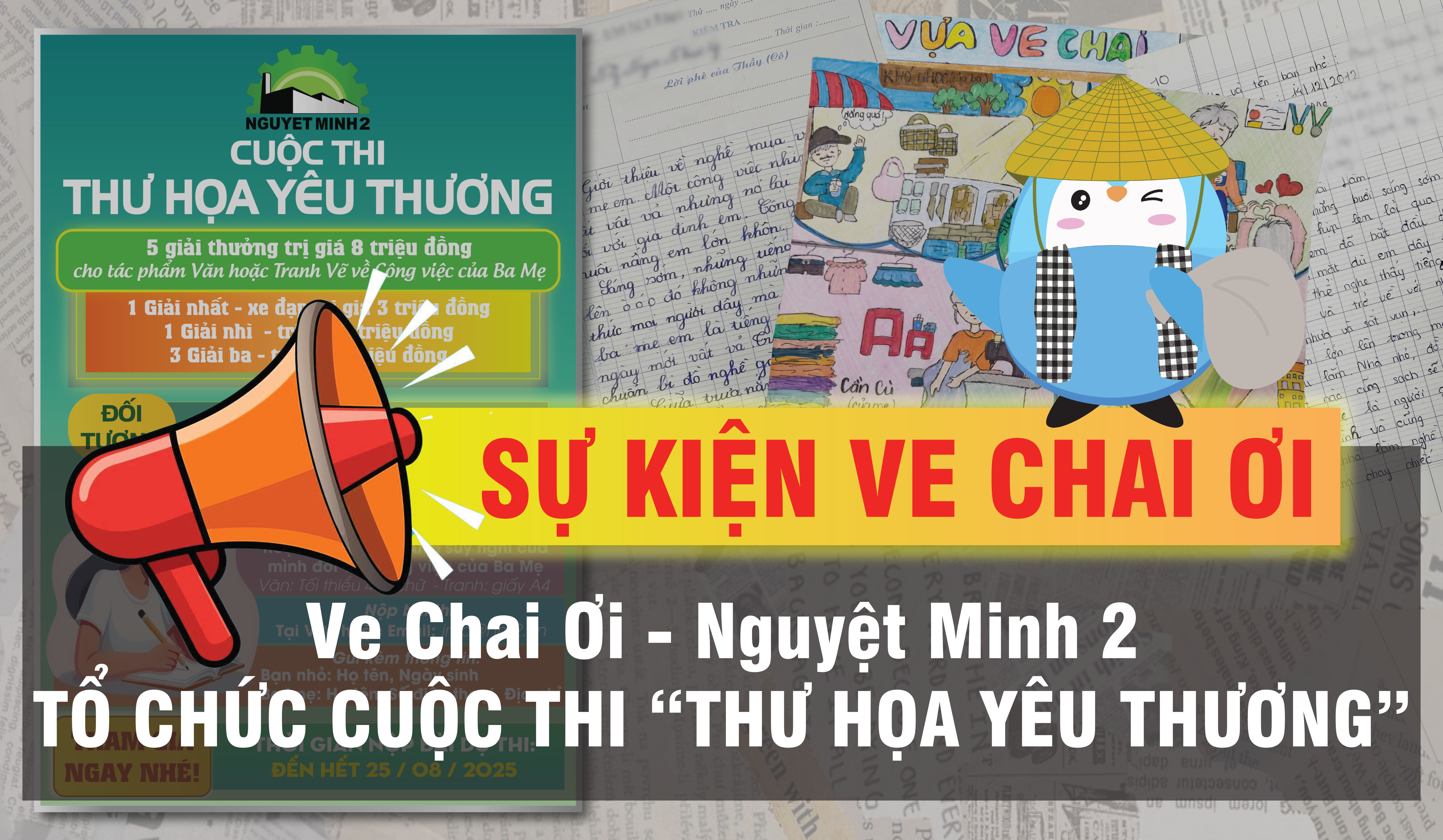 Thư Họa Yêu Thương cùng Ve Chai Ơi!